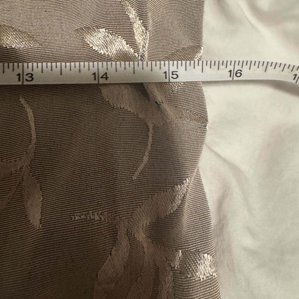 Vintage Prom CDC Petites Gold Floral Jacquard Maxi Dress - Cowl Neck - Picture 8 of 8
